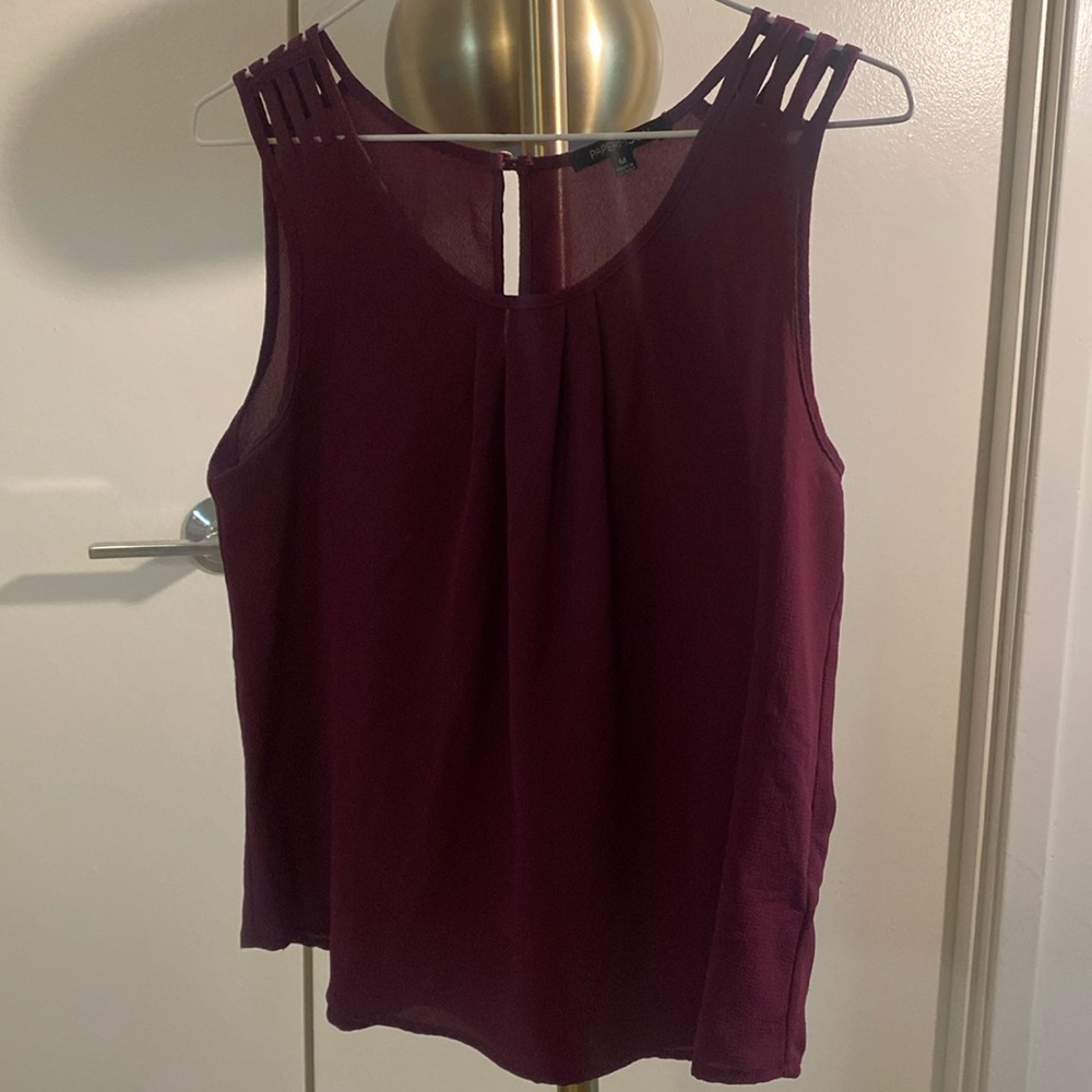 dark purple Paper Moon blouse